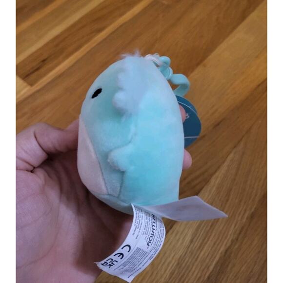 Squishmallows Anastasia the Axolotl 3.5" Clip-On Keychain Plush Kellytoy - Picture 6 of 14